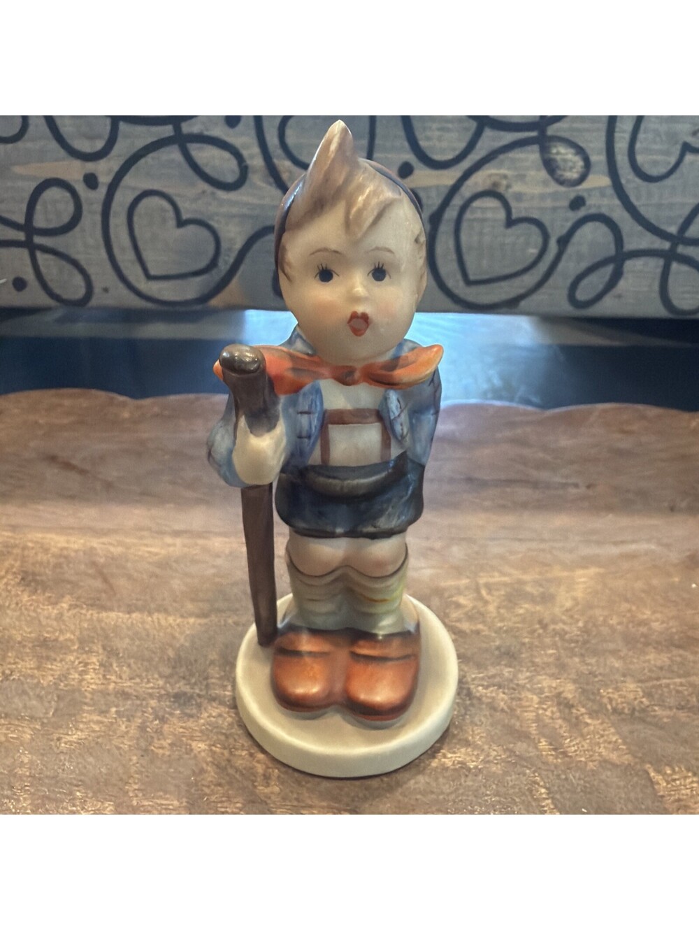 Vintage Hummel LITTLE HIKER Boy 16 2/0 Figurine - 4” Goebel